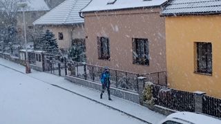 Na řadě míst v Česku napadl první letošní sníh